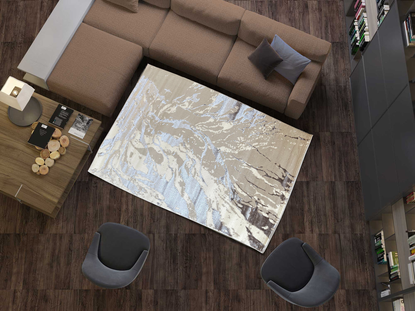 Casa Dorada LuxeWeave – Alfombra de Alta Elegancia REF 127