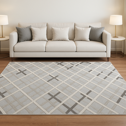 AUGUS TerraLoom – Alfombra Boho Natural  REF 903