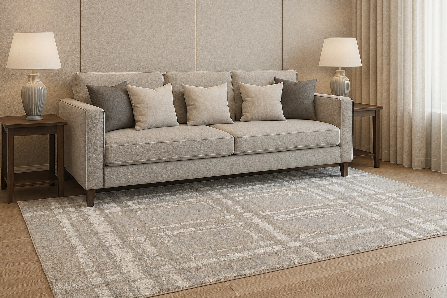 AUGUS TerraLoom – Alfombra Boho Natural REF 923