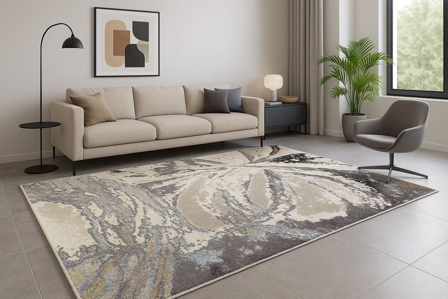 Casa Dorada LuxeWeave – Alfombra de Alta Elegancia REF 088