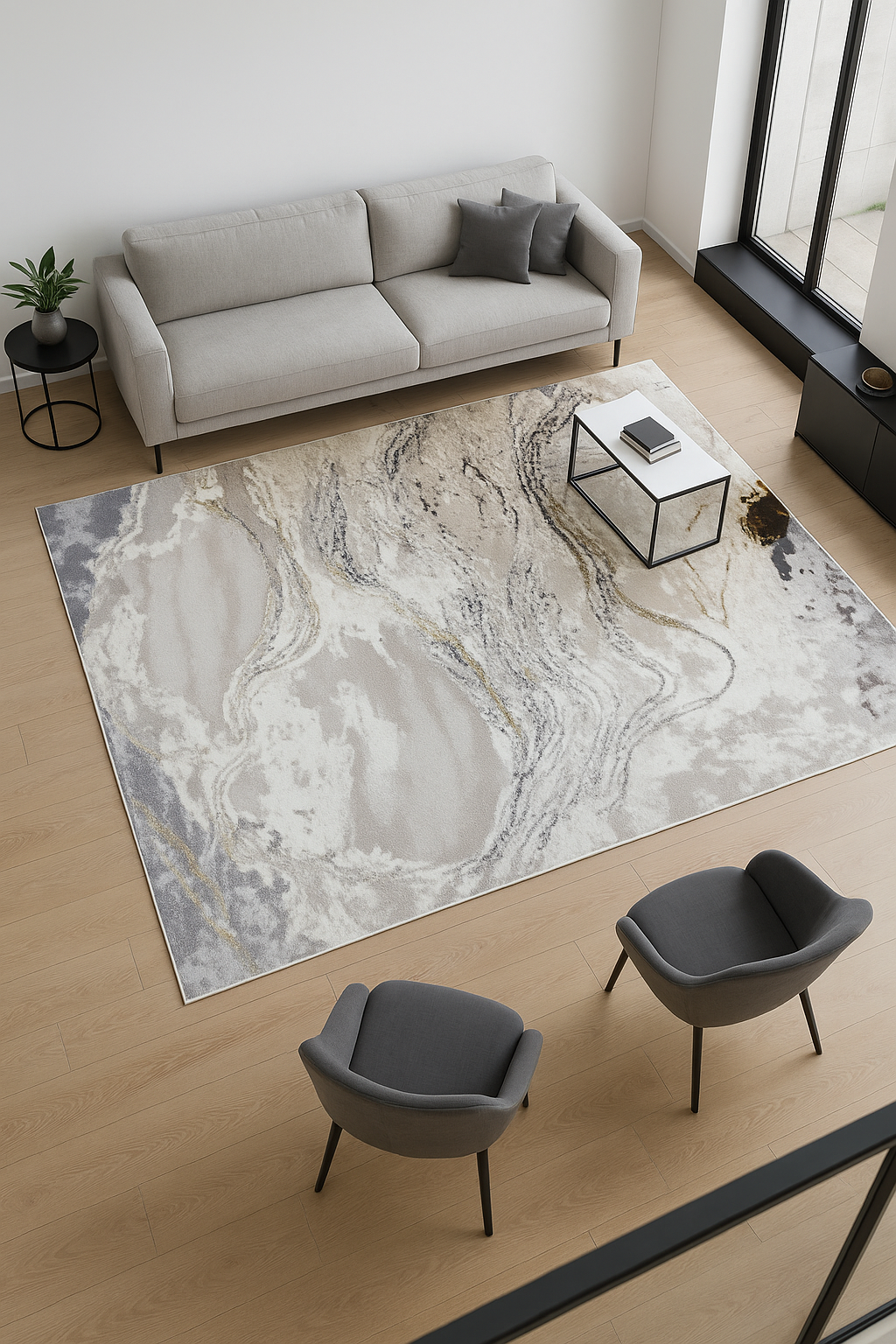 Casa Dorada LuxeWeave – Alfombra de Alta Elegancia REF 432