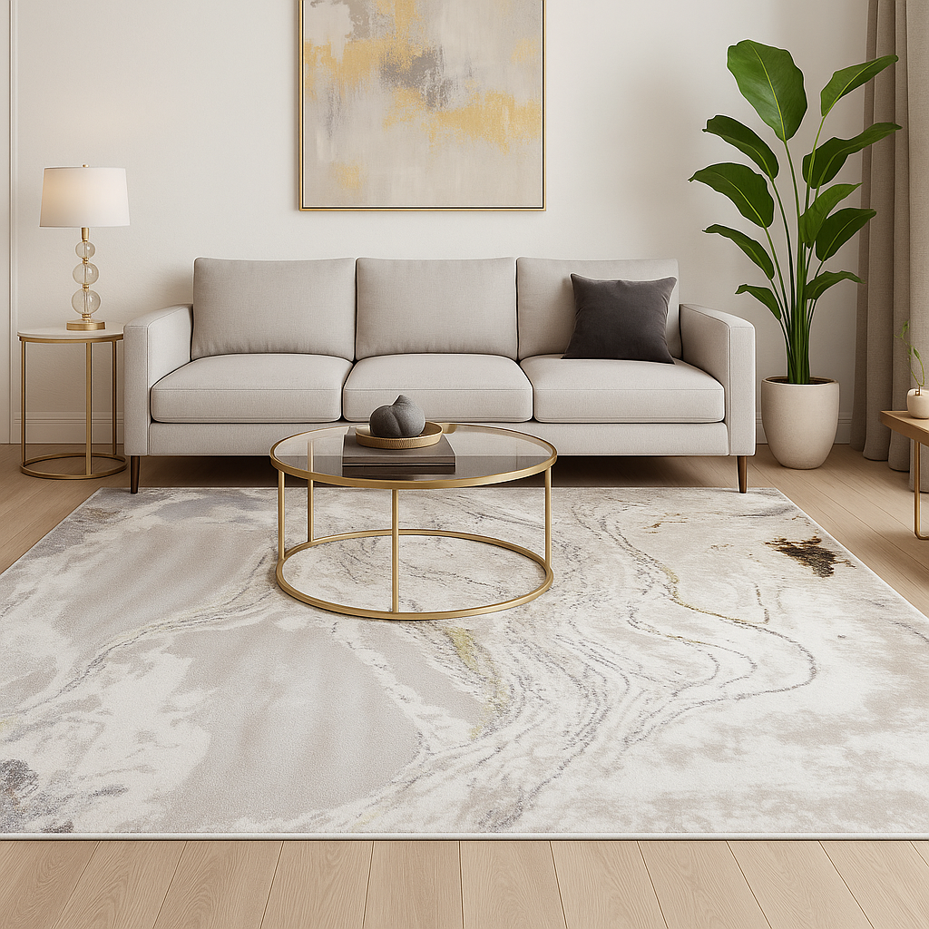Casa Dorada LuxeWeave – Alfombra de Alta Elegancia REF 432