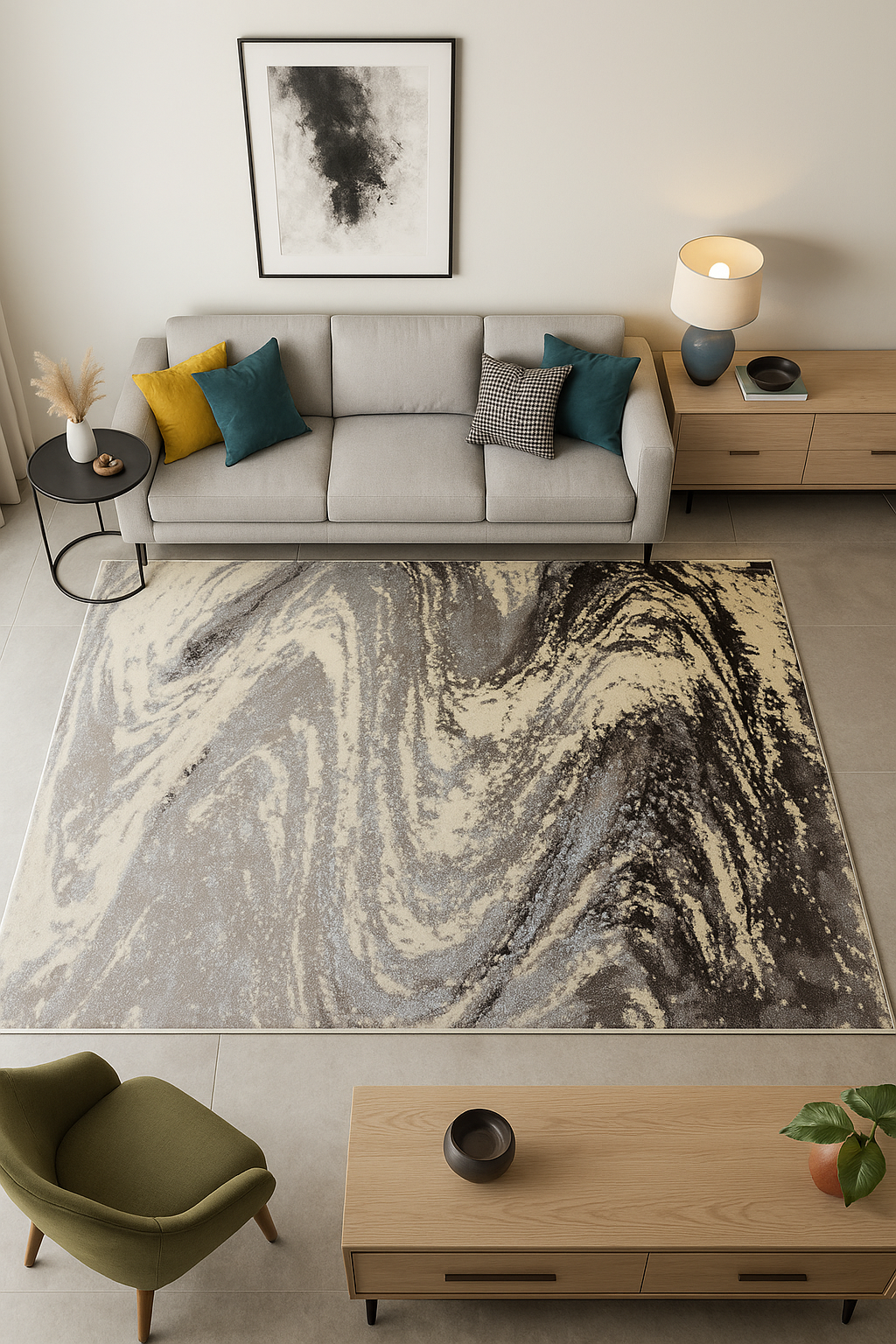 Casa Dorada LuxeWeave – Alfombra de Alta Elegancia REF 060