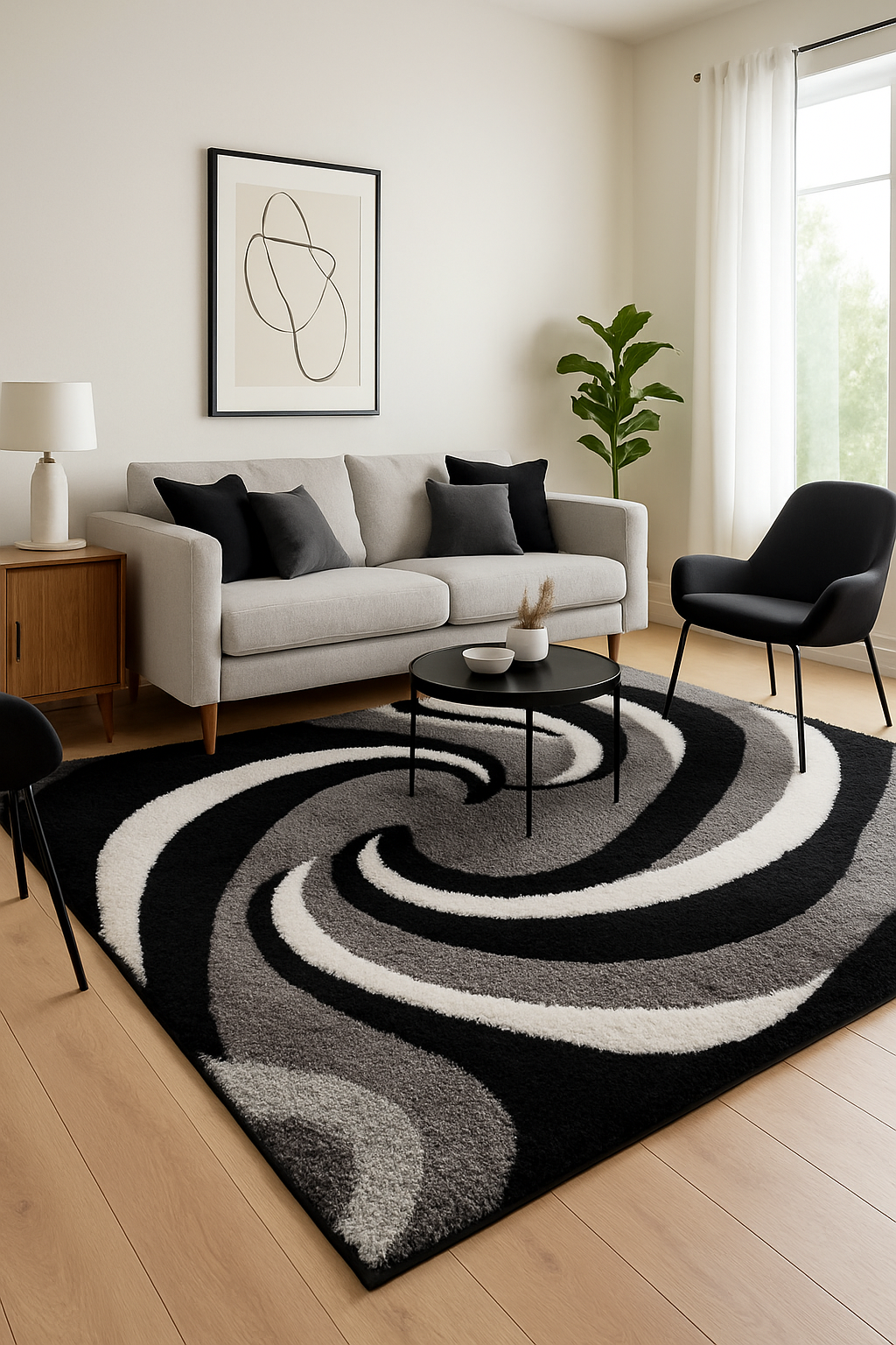 SIRENA ComfortGuard – Alfombra Suave y Resistente REF 3647GREY