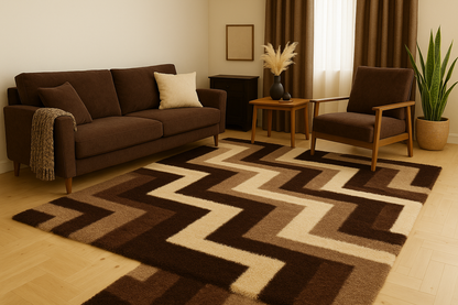SIRENA ComfortGuard – Alfombra Suave y Resistente REF: 3648-BROWN