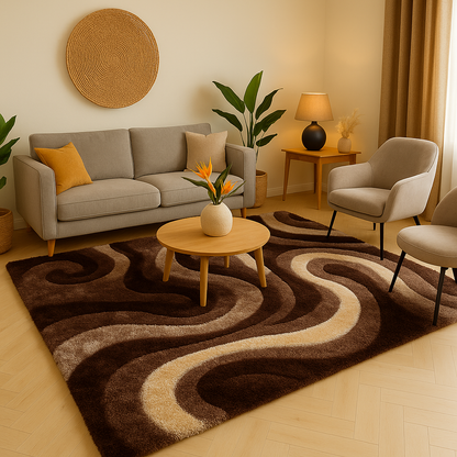 SIRENA ComfortGuard – Alfombra Suave y Resistente REF: 3649-Brown