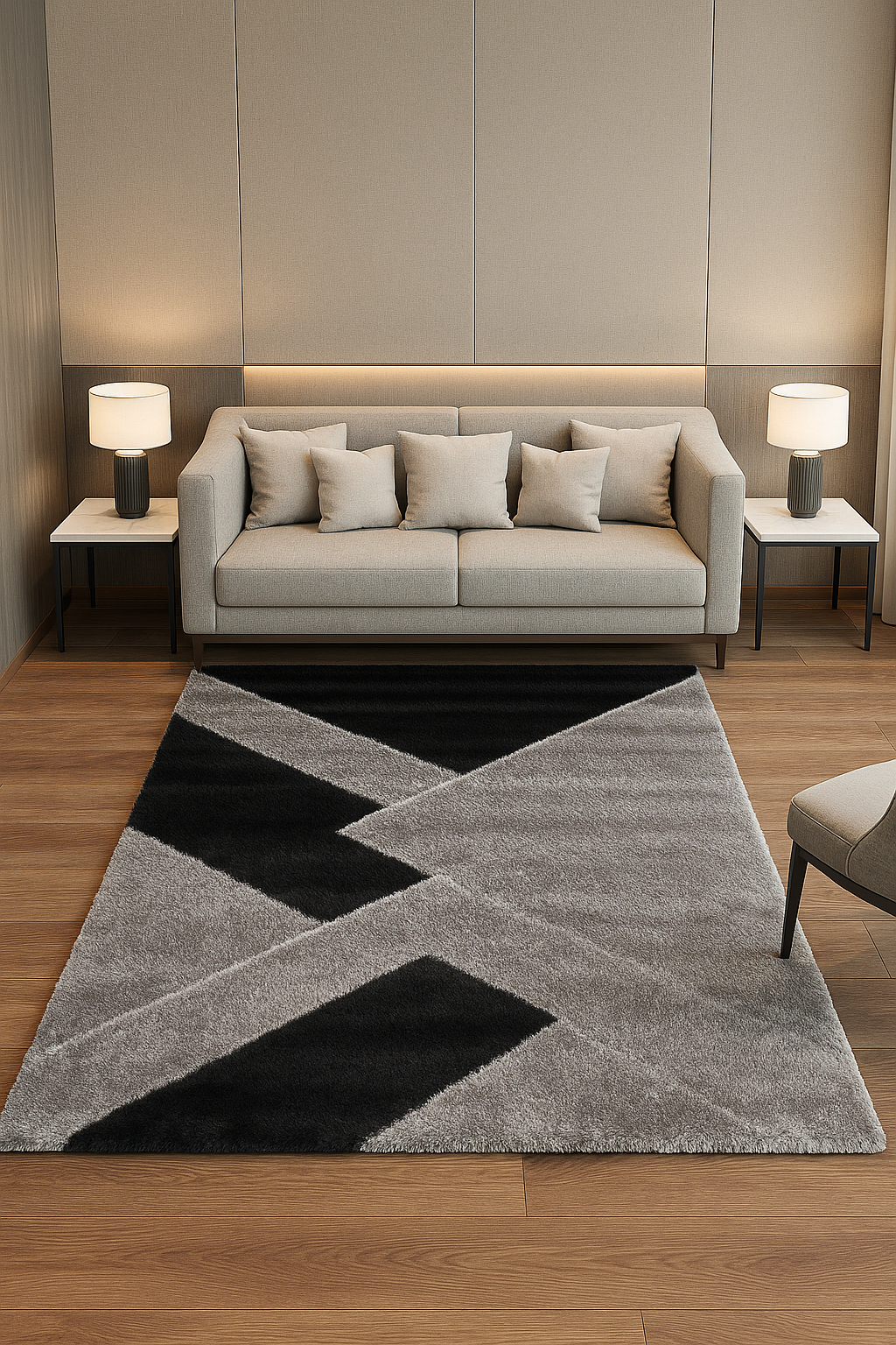 SIRENA ComfortGuard – Alfombra Suave y Resistente REF 6073-GREY