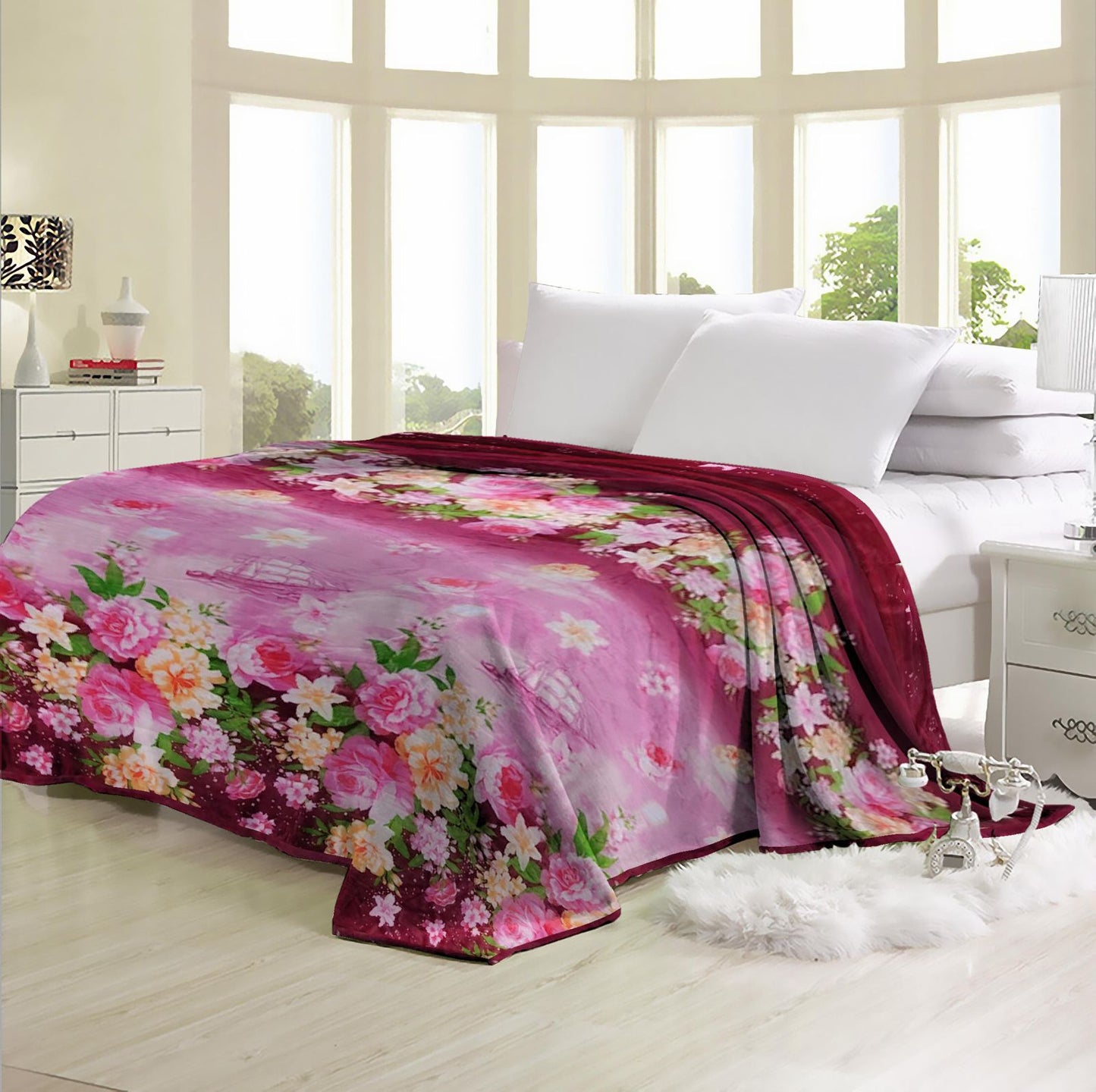 COBIJA FLANEL ESTAMPADA 1.200 GRAMOS